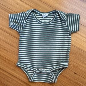 Kate Quinn 0-3M striped onesie